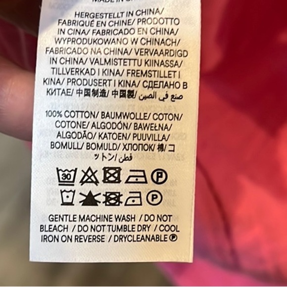 Boden Pink A Line Cotton short Sleeve Dress size 12L - Picture 14 of 16